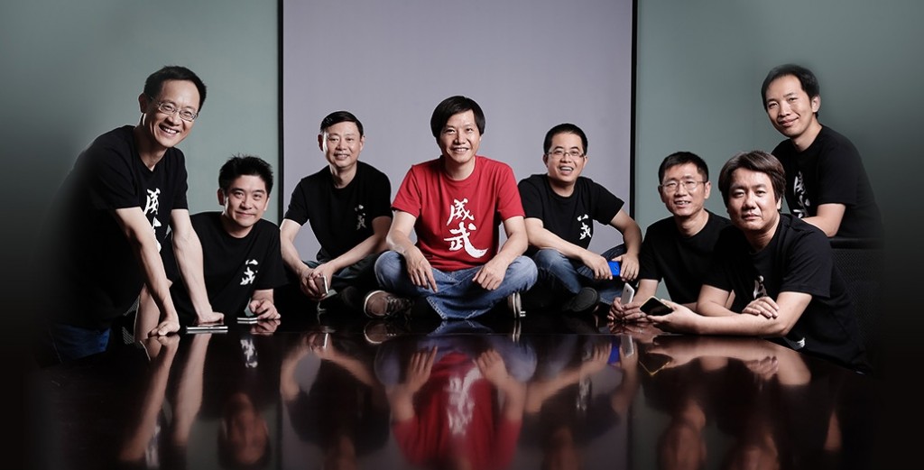Lei Jun y el equipo directivo de Xiaomi