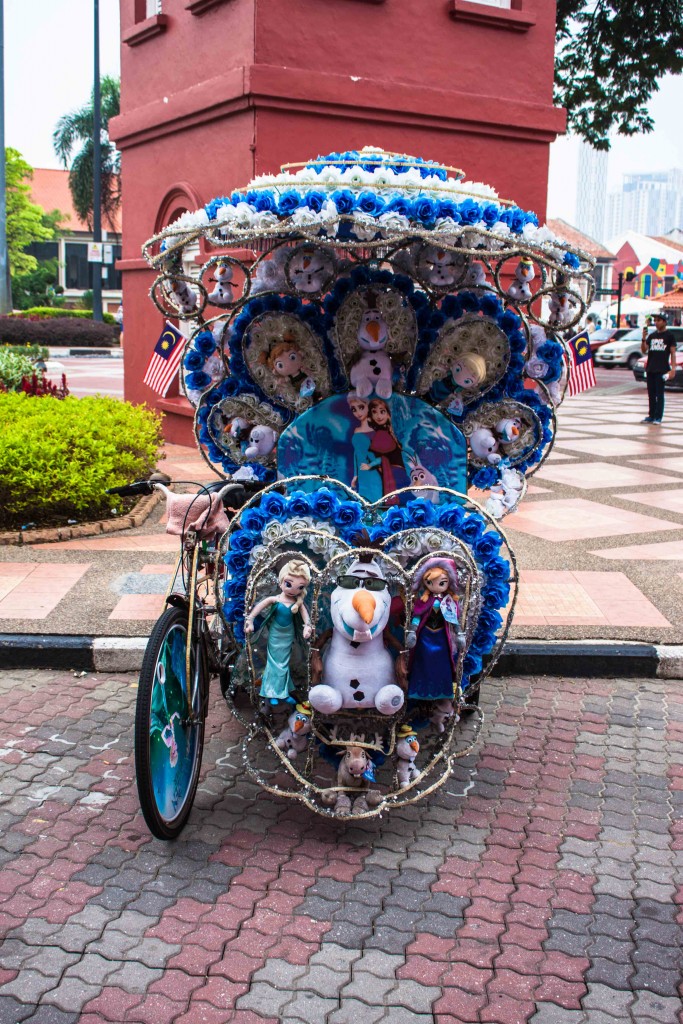 Triciclos en Malasia