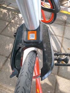Candado de una Mobike